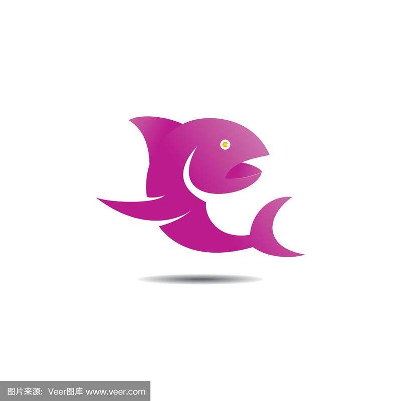 粉色鱼图标