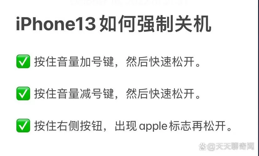 iphone13怎么强制重启图标