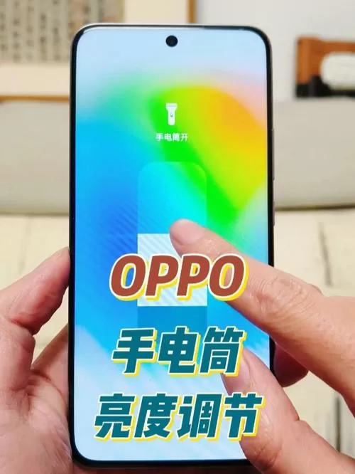oppo手电筒可以调亮度吗图标