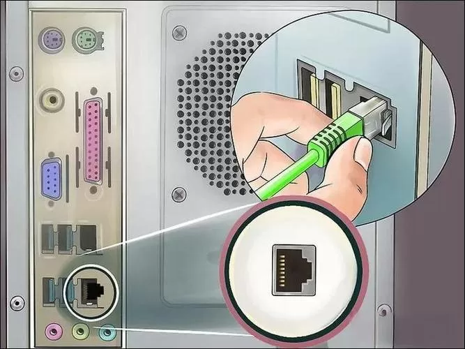 网线插电脑哪个口图标