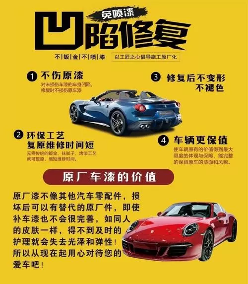 无痕修复汽车凹陷视频教程培训图标