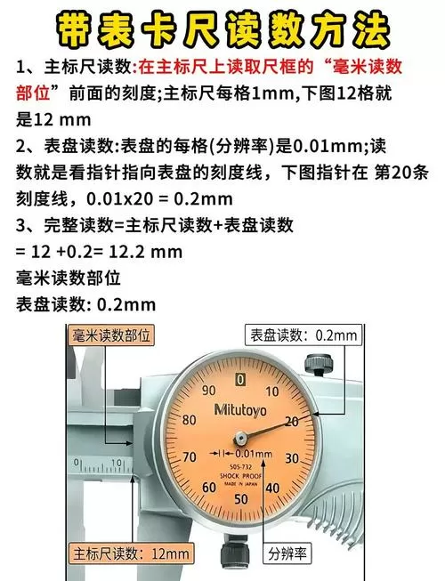 数显卡尺的使用方法和读数