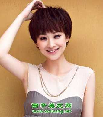 短发蘑菇头烫发