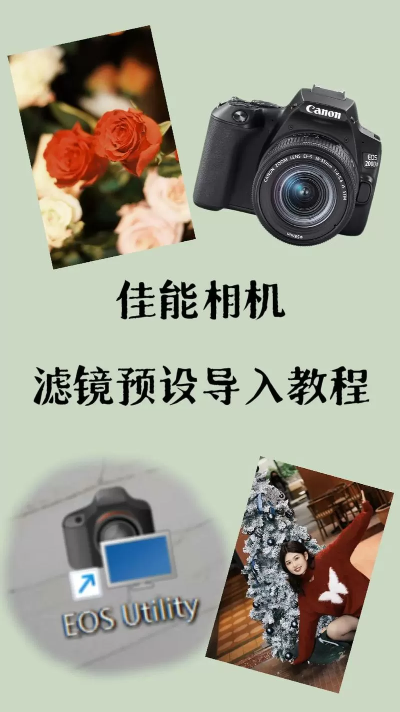 佳能相机预设怎么导入图标