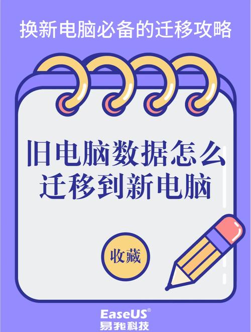 怎么将旧电脑的东西迁移到新电脑