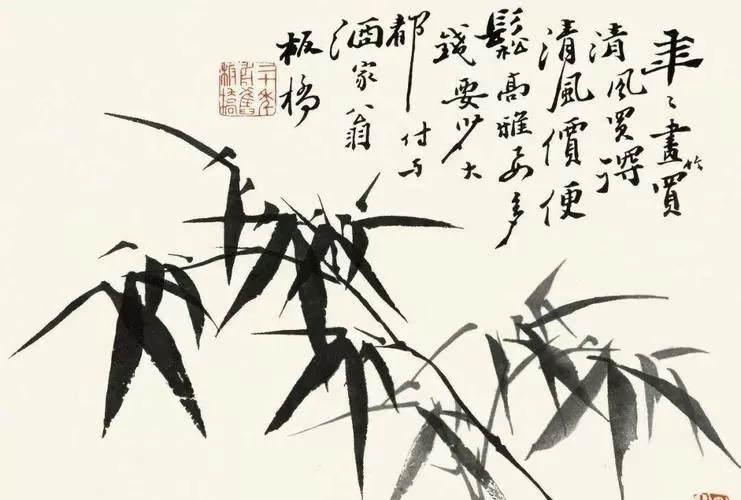 郑板桥竹图片