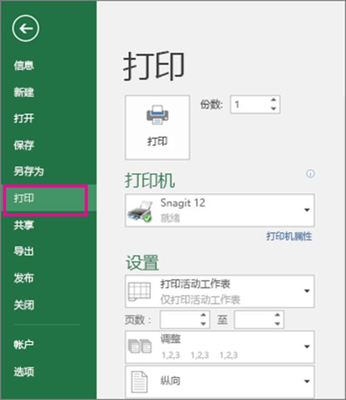 打印预览怎么设置图标