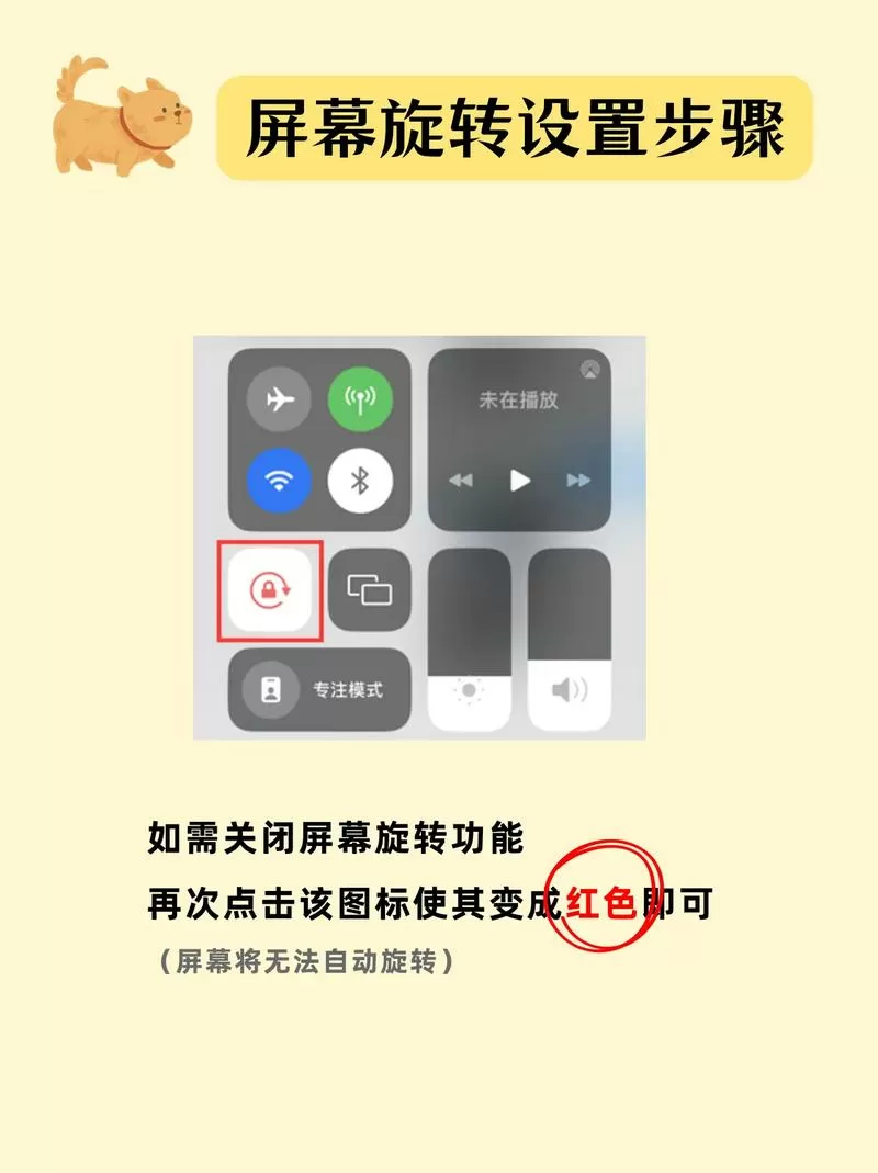 苹果6手机屏幕旋转怎么调