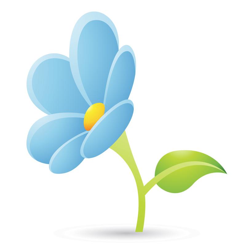 小花卡通图片可爱绅士版图标