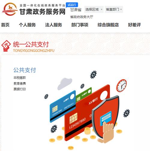 甘肃非税缴费学费入口永久vip图标
