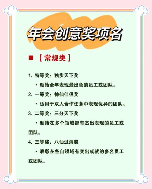 年终奖项名称大全光环加速版