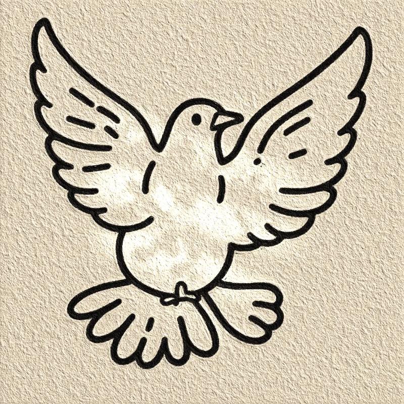 和平自描怎么画简单漂亮