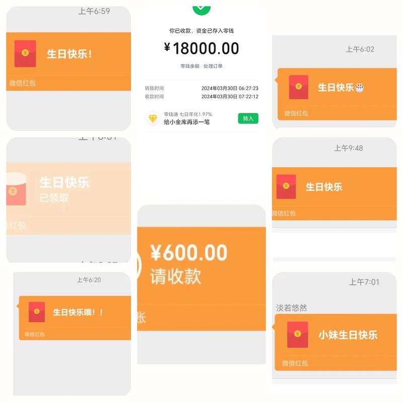 生日红包简短八个字无限刷邀请版