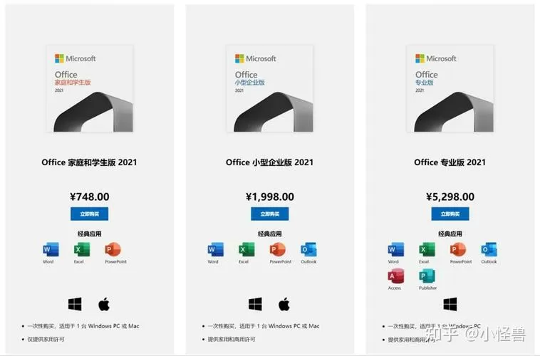 office365和office2021有何区别图标
