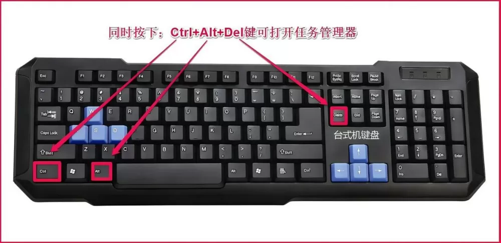 台式电脑键盘怎么关机按哪个键图标