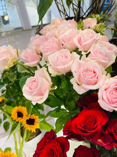 今日有花