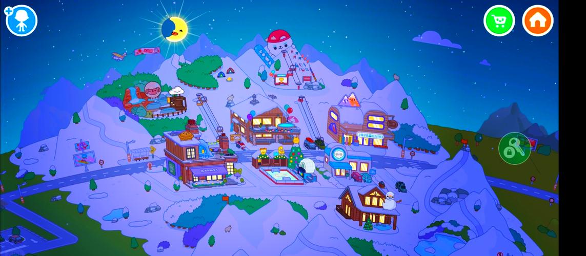 托卡生活世界雪地图标