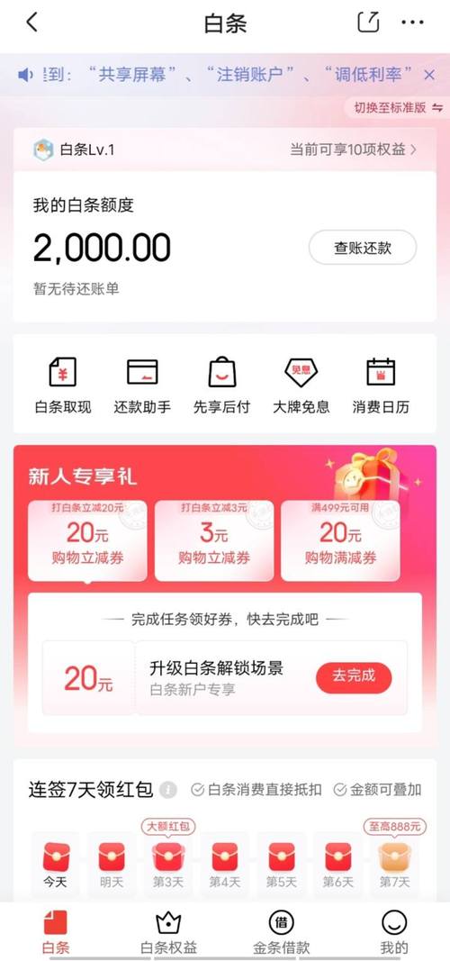 现金白条