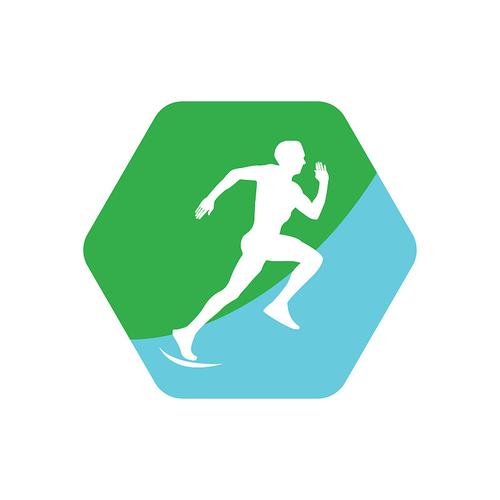 跑步人类游戏图标