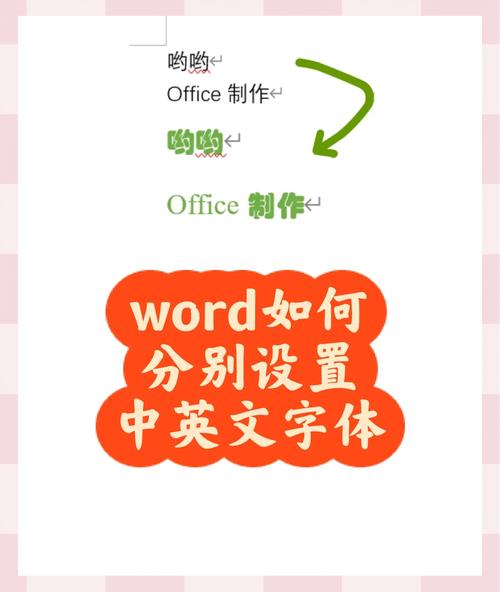 word字体是英文,怎么改成中文
