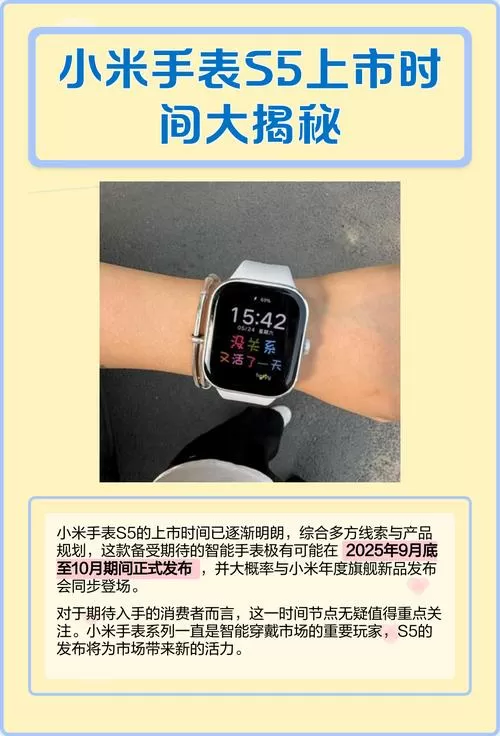 小米手表s5最新爆料图标