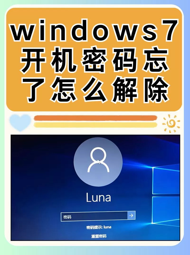 清除开机密码win10图标