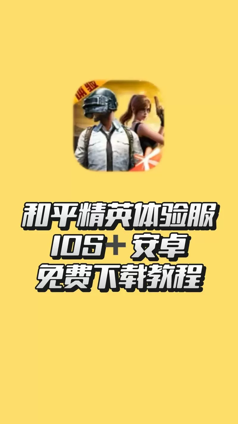 和平精英体验服免费下载安装