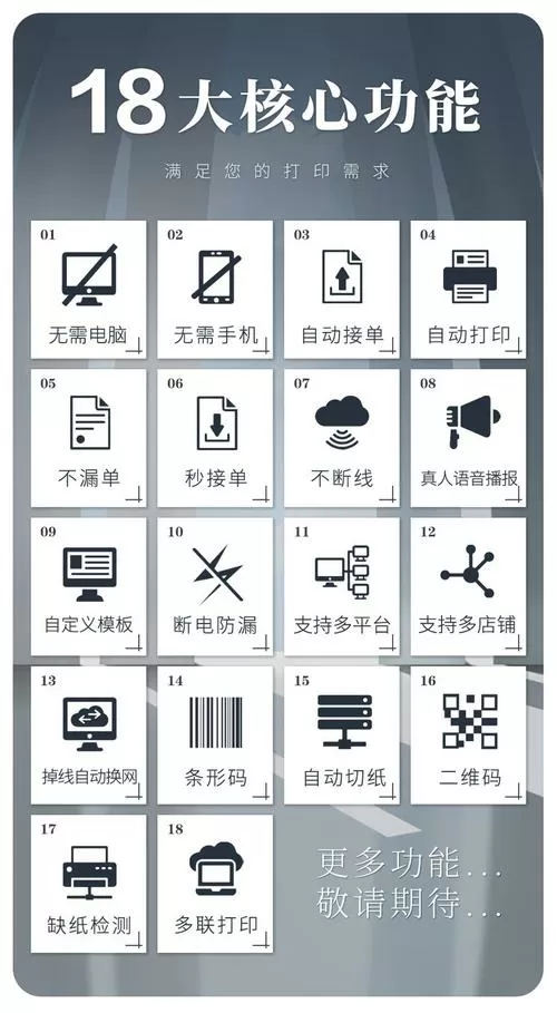 打印机按键图标说明图标