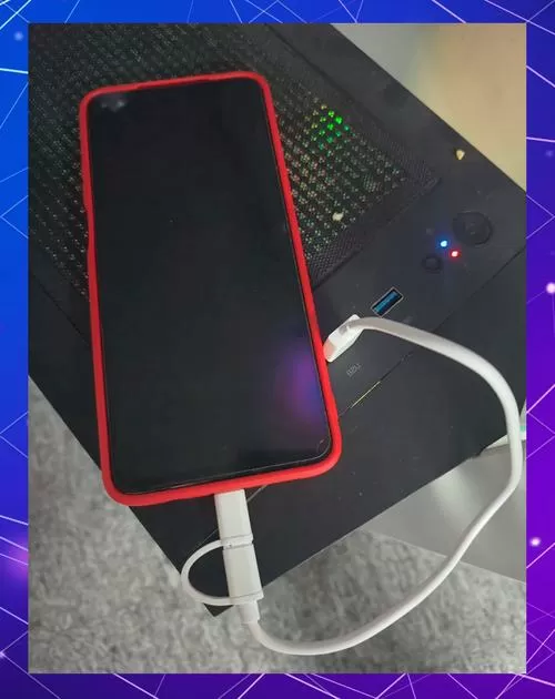 红米k30突然充不进去电了图标