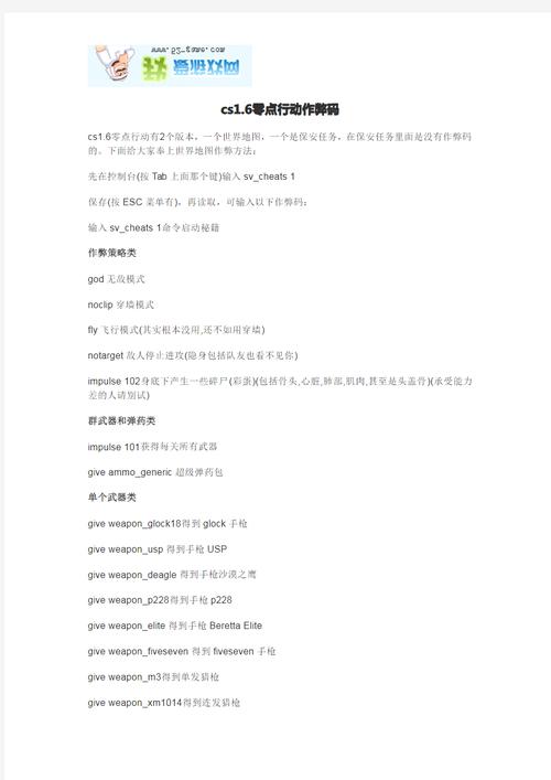 cs1.6作弊指令大全图标