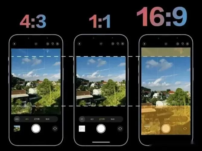 照片全屏比例是3:4还是9:16图标