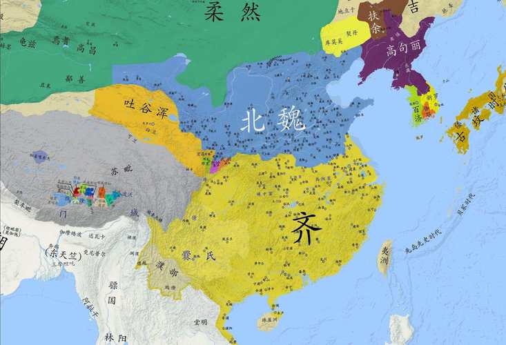 南北朝地图图标
