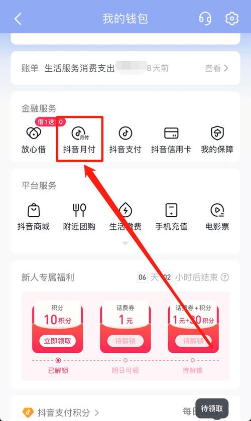 抖音月付怎么样套现到微信图标