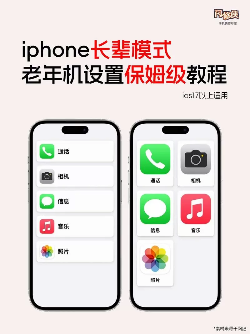怎么设置老人模式图标