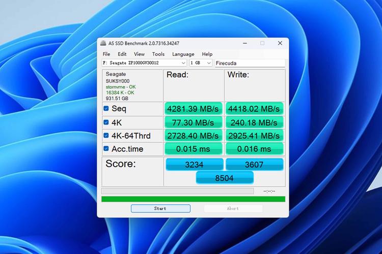固态硬盘性能测试(ASSSDBenchmark)2025最新版