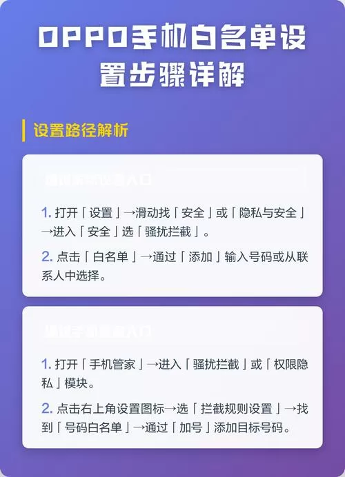 oppo手机怎么设置应用白名单