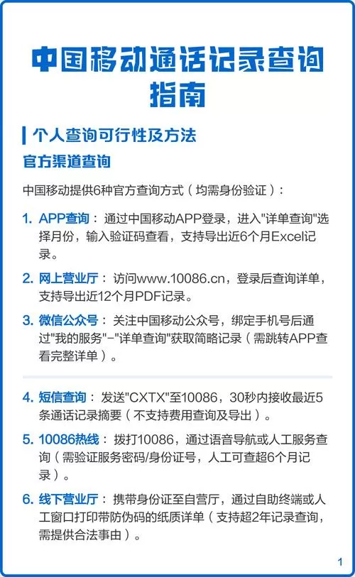 中国移动里面怎么查通话记录图标