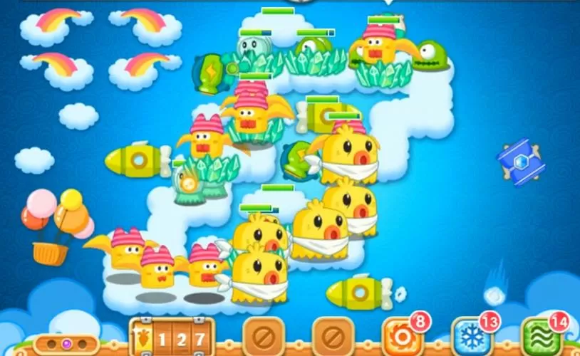 保卫萝卜二第59关怎么打图标