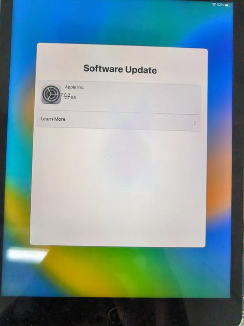 ipad首次开机卡在自动更新图标