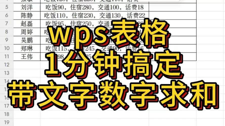 wps求和公式图标
